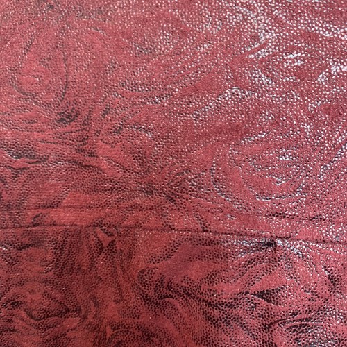 Elementz Womans Full Zip Lined Jacket Burgundy Shimmer Plus Size 2X Pockets - Picture 6 of 10