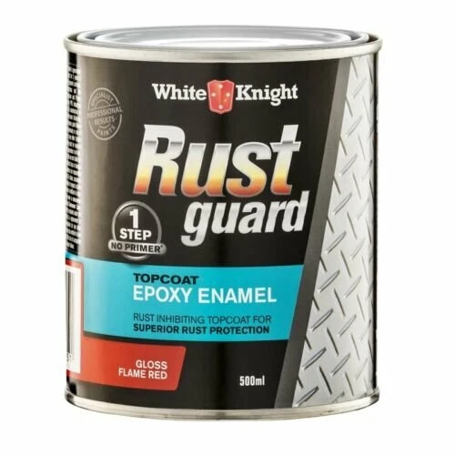 Rust guard epoxy enamel clearance