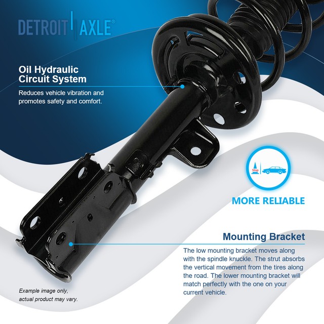 Front Quick Complete Struts & Rear Shocks for 20132018 Ford Explorer FWD eBay