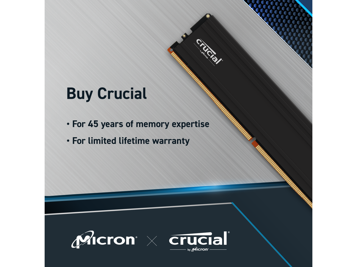 メモリー CRUCIAL PRO DDR5 96GB (2x48GB) PC5-44800 Amazon.com: Crucial Pro 96GB DDR5 RAM Kit (2x48GB), 5600MHz