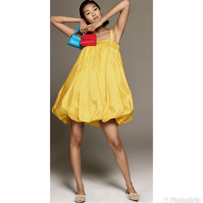 NEW Bloni Anthropologie Bubble Dress Square Neck Taffeta NEW Bloni Anthropologie Bubble Dress Square Neck Taffeta