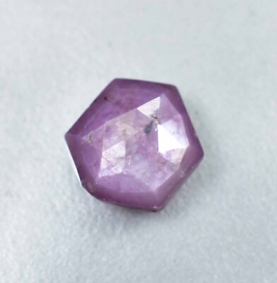 Rare Ct Natural Trapiche Pink Burma Star Ruby Rose Cut Loose Gem  Certified