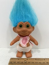 TNT Troll Aqua Hair, Green Eyes, Baby