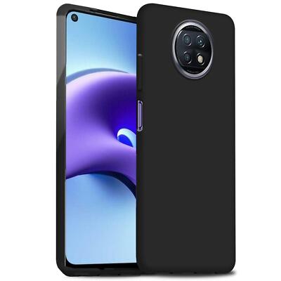 Schutz Hülle für Xiaomi Redmi Note 9T Case Silikon Handy Hülle Cover TPU Schwarz