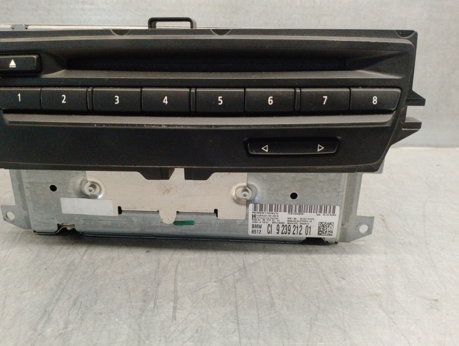 BMW 3 Series E92 E93 CIC SAT NAV Head Unit OEM 9239212 for sale 