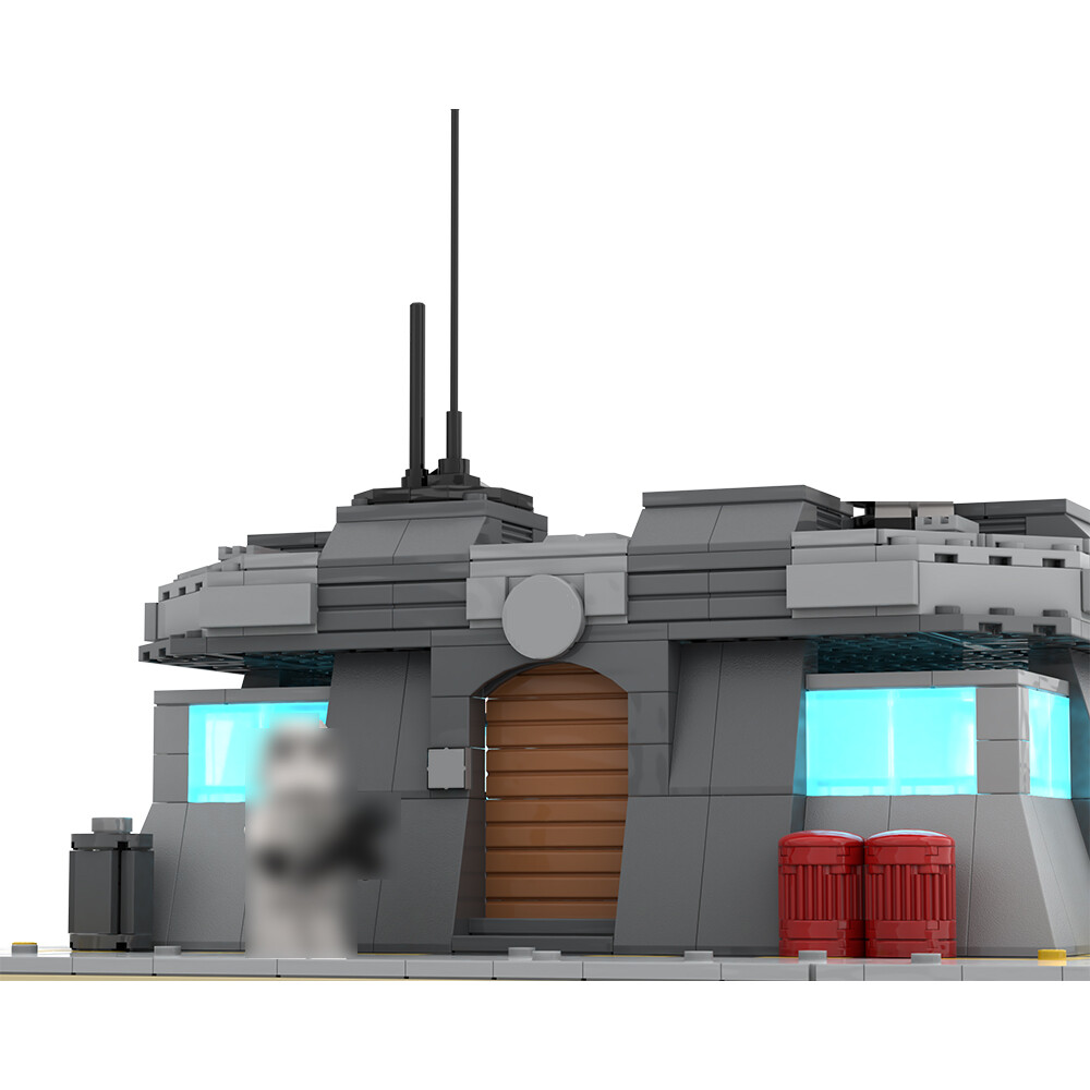 ZITIANYOUBUILD MOC-155802 Base Bunker Model from Movie Minifig Scale 695 Parts