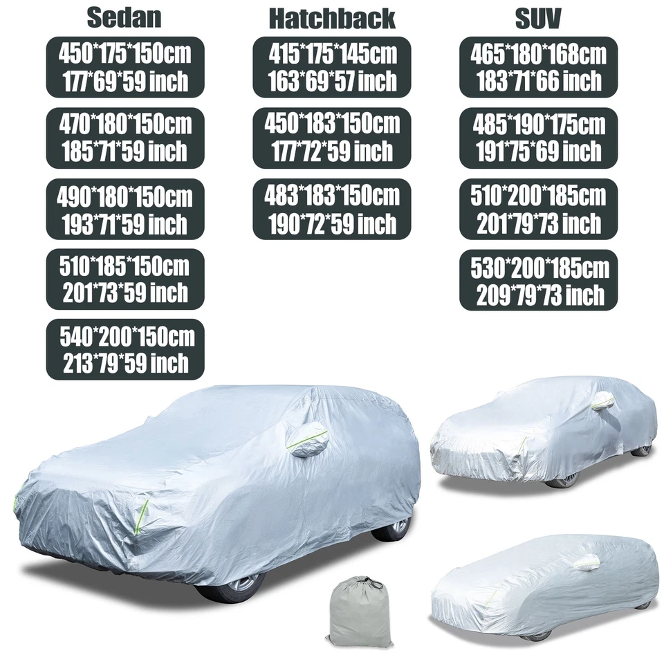 Cubierta de coche personalizada completa 100 % impermeable/protección contra todo clima para MERCEDES-BENZ Foto 4 de 4