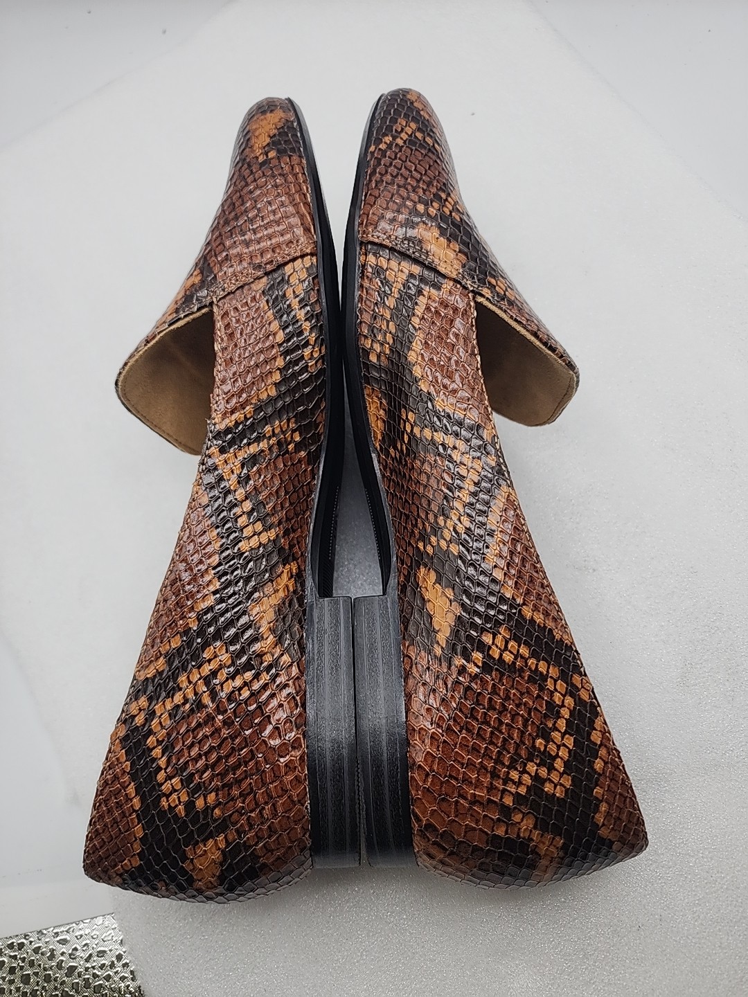 Naturalizer Python Snakeskin Print Flats, Leather… - image 6