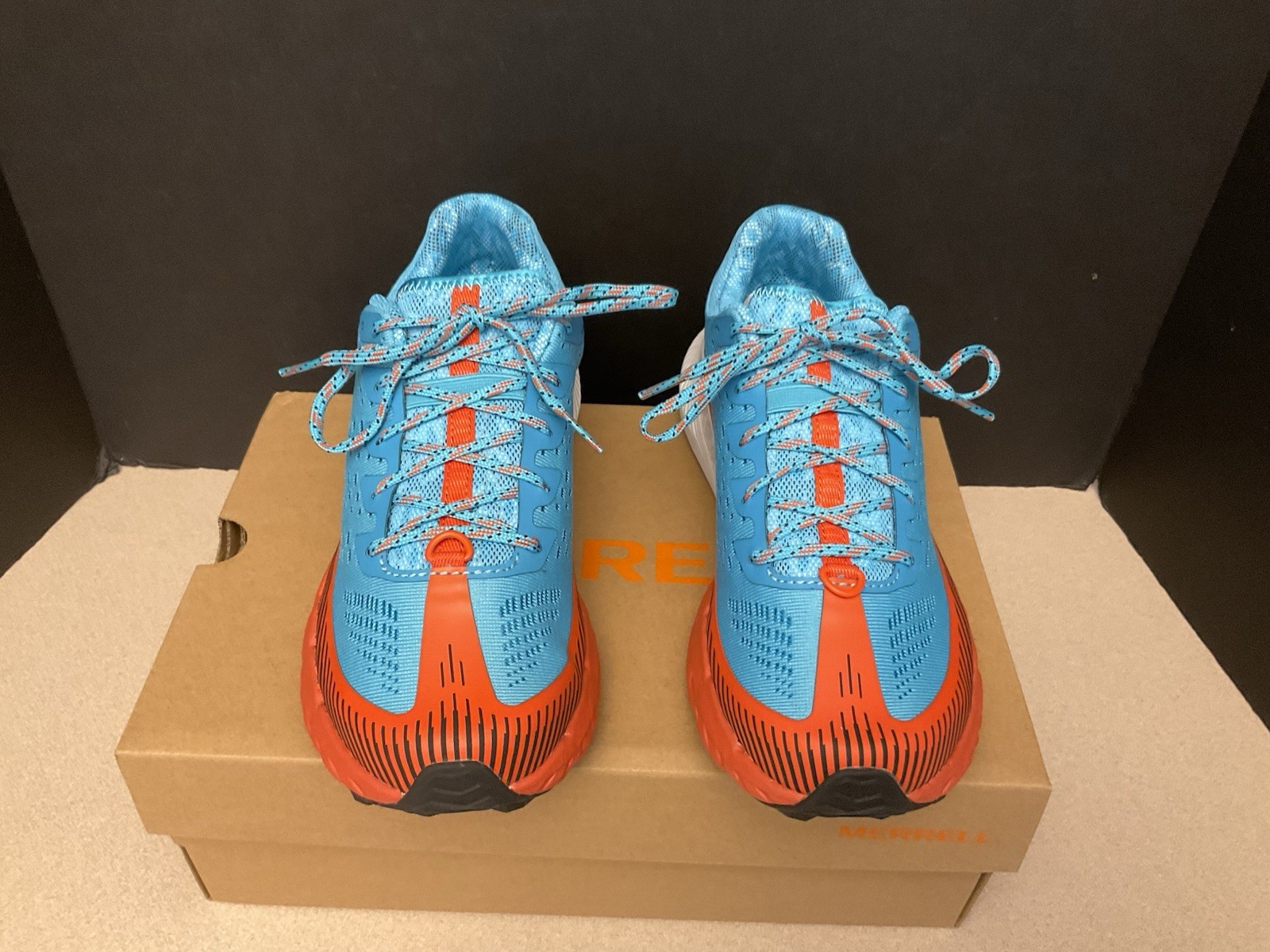 Nuovo! Scarpe da trail running donna MERRELL Agility Peak 5 atollo nuvola. Taglia 8 5.