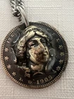 Vintage  Quarter Dollar Pop Out 1909