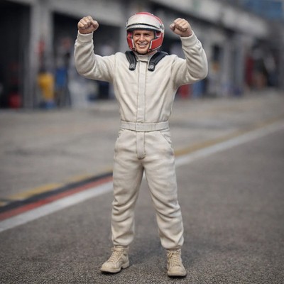 The Podium Victor | Racing Driver Victory Celebration Resin Figurine