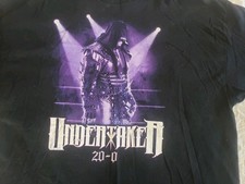 WWE 2011 Undertaker 20-0 WrestleMania XXVIII  Mens Size 2XLarge