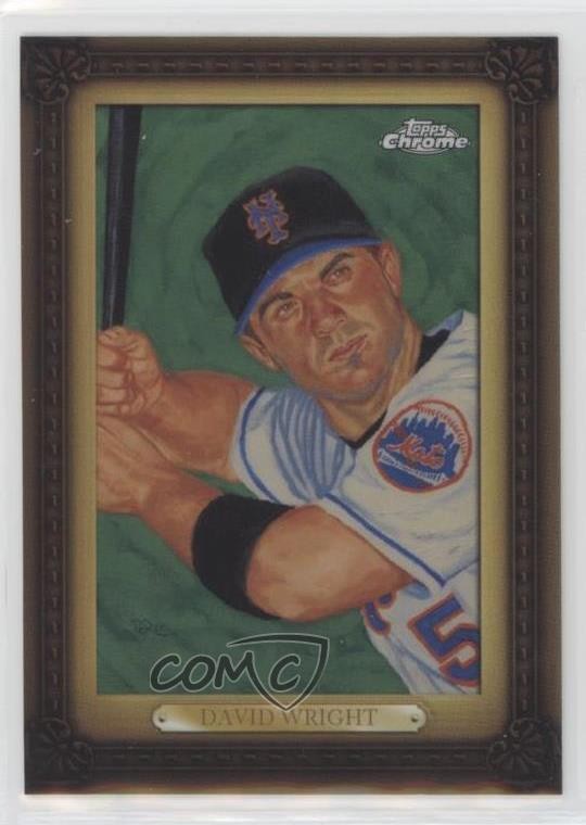 2008 Topps Chrome Wal-Mart Dick Perez Insert Refractor David Wright #WMDPC6 0t2