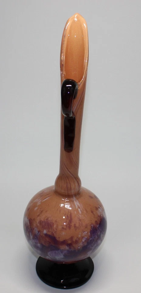 SCHNEIDER FRENCH ART GLASS 16.75" EWER/PITCHER - image 4 of 4