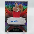 2024-25 Panini Select REED SHEPPARD #RJASHP RC Rookie Silver Patch Auto /199 RPA