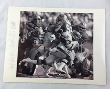 NFL 1992 SF Examiner 49ers Wire Photo - Dalton Hilliard, Saints; Kevin Fagan, SF