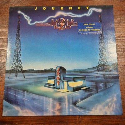 LP Raised On Radio - Journey CBS 26902 1986 Musica Rock Pop Vinyl