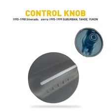 For Chevrolet Tahoe Suburban 1995-1999 Control &Heat Air Conditioning Knob 2Pcs