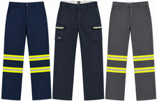 Hi Vis Reflective Work Pants Safety Uniform Colors Sizes Pre-Owned