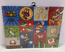 Image of Super Mario Bros. 12 Days of Socks Advent Calendar