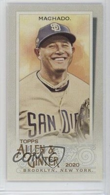 2020 Topps Allen & Ginter's Glossy Mini 1/1 Manny Machado #95 09if