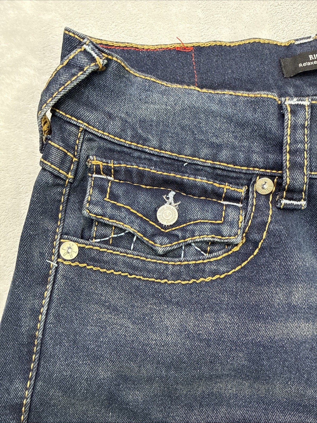 True Religion Ricky Relaxed Straight Jeans Mens Size 30 New thumbnail 14