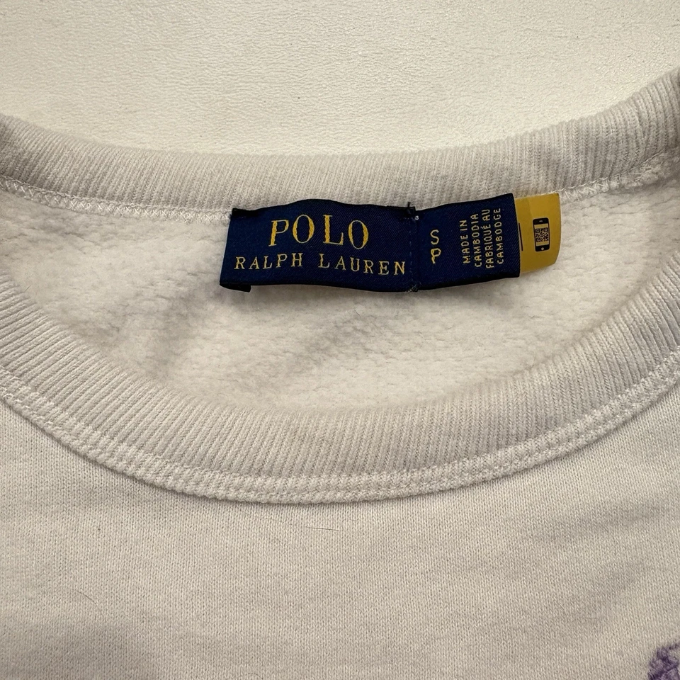 Sudadera polar Polo Ralph Lauren para mujer pequeña (SP) arco iris pony Foto 3 de 4
