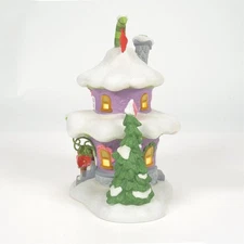 Dept 56 AUNTIE WHO'S HOUSE Grinch Village 6013651 BRAND NEW 2025