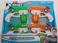 Zuru X Shot Stealth Soaker 4 pack