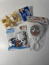 Vintage 3 Babyking Rattles, New