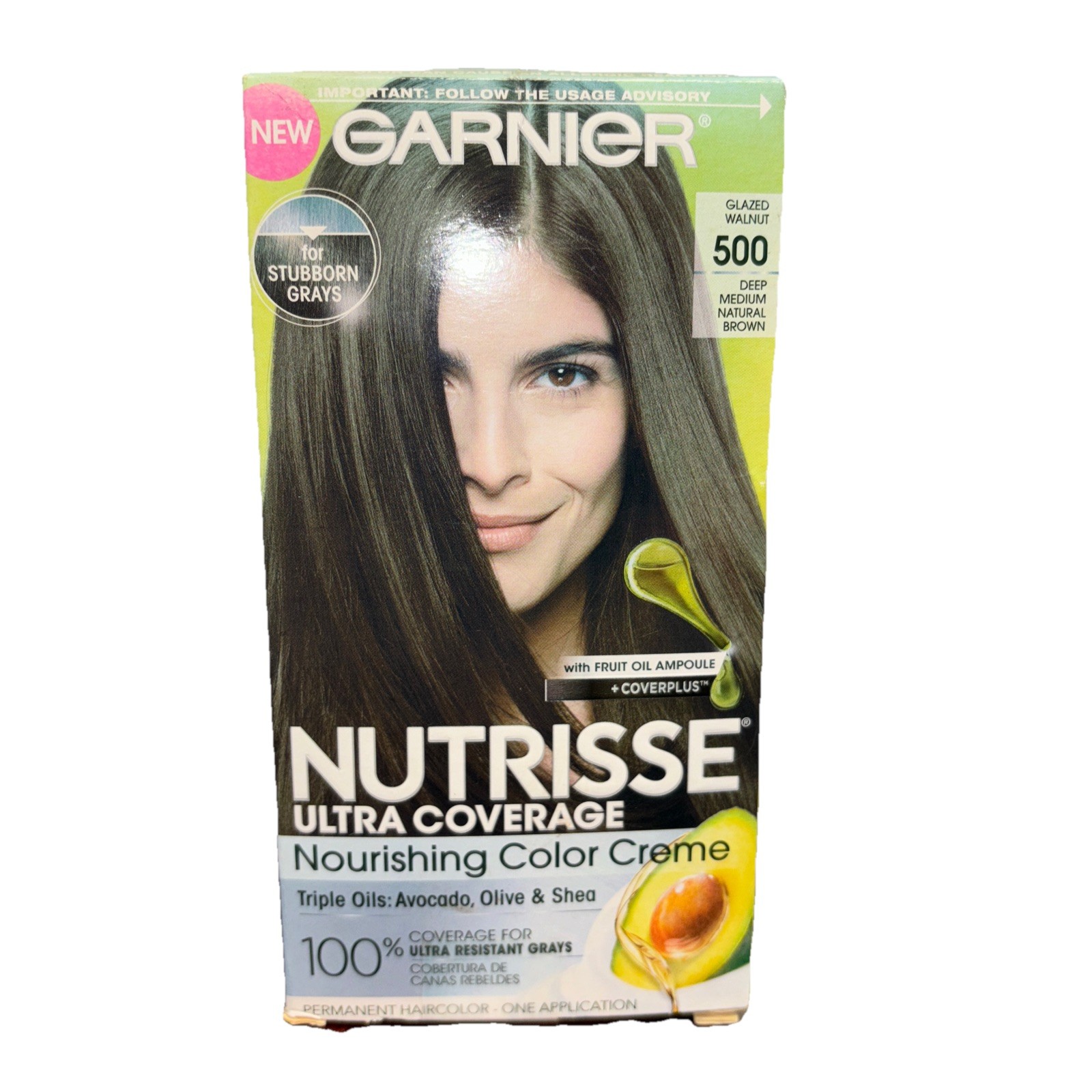 # 500 Glazed Walnut Hair Coloring ~ 1 Kit