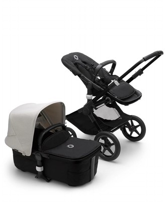 Bugaboo Fox 3 Complete Stroller. With Bassinet, seat + Accessories. Misty White