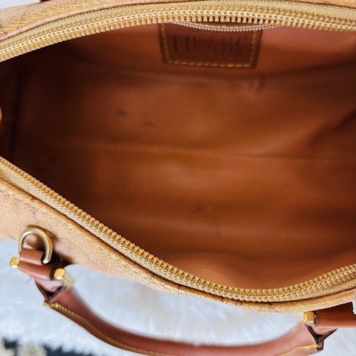Alviero Martini Prima Classe Map Canvas Small Duffle/Crossbody Bag w/ Strap - Picture 14 of 24