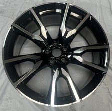 OEM 22” BMW X7 2019-2025 Machined Black Rear Wheel - 86540