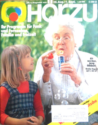 HÖRZU 34 - 1978 TV: 26.8.-1.9. Anthony Quinn Feddersen Gisela Uhlen Paul Anka