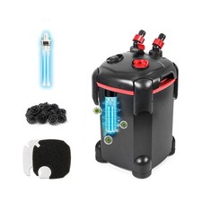 225GPH Canister Filter, External Aquarium Filter Ultra-Quiet Water Circulatio...