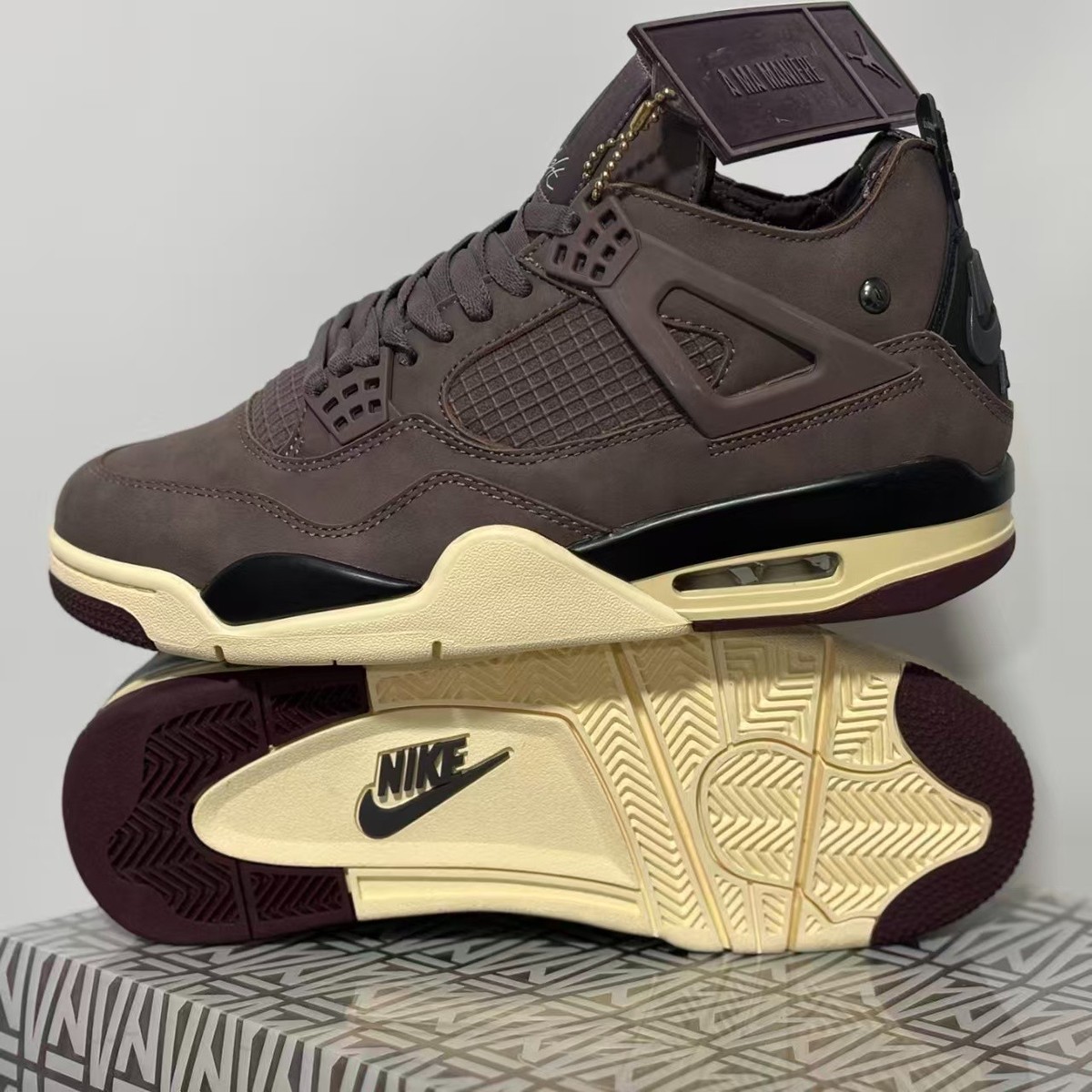 Size 7 - Jordan 4 Retro x A Ma Maniere Mid Violet Ore for sale