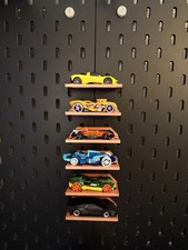 Hot Wheels Scaffale Espositore per IKEA SKADIS Pegboard Porta Auto Scala 1:64