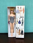 Reproduction Vintage Blonde #1 Ponytail Barbie Doll  w Suit & Box 1993 35th