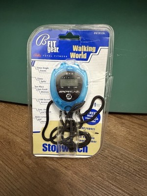 Vintage Sportline Econosport 240-1 Stopwatch Bally Walking World New Sealed