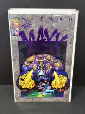 Wizard Presents: Maxx #1/2 Purple Foil Cover (Wizard Entertainment June 1993) NM