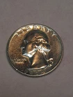 Old US Coin! 90% Silver 1964  Washington Quarter. Free Shipping