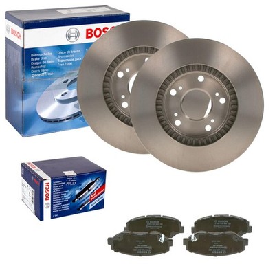 BOSCH BREMSSCHEIBEN 282mm + BELÄGE VORNE passend für HONDA CR-V II RD
