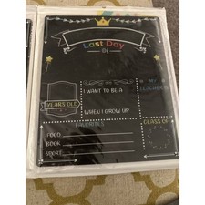 Last Day of School Chalkboard Sign Photo Prop 10x12 Reusable
