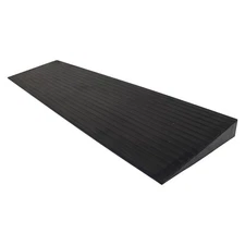 Non-Slip Solid Rubber Threshold Ramp Portable Ramp 5.9"x35.4"x0.8" 11000LBS
