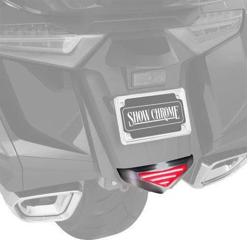 Show Chrome Marvel Lower Run and Brake Light - Chrome Motorcycle Street Bike - Image 3 of 4