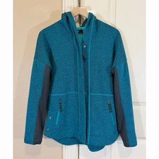 Title Nine Full Zip Fleece Jacket Hoodie Womens Medium