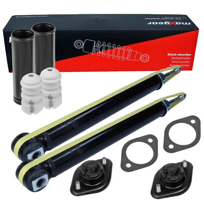 2x MAXGEAR Stoßdämpfer + Service-Kit + Domlager Hinten für BMW 3er E36 E46