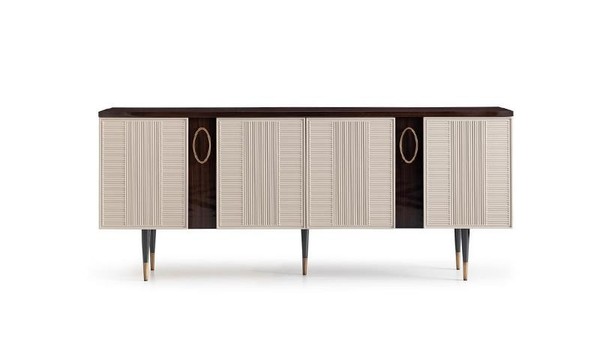 Sideboard Anrichte Kommode Holz Schrank Weiß Design Esszimmer MöBel-image