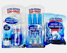 Sani+Smart Moisturizing SET of 3 Lotion Sanitizer Spray Spray Pens w Vitamin E